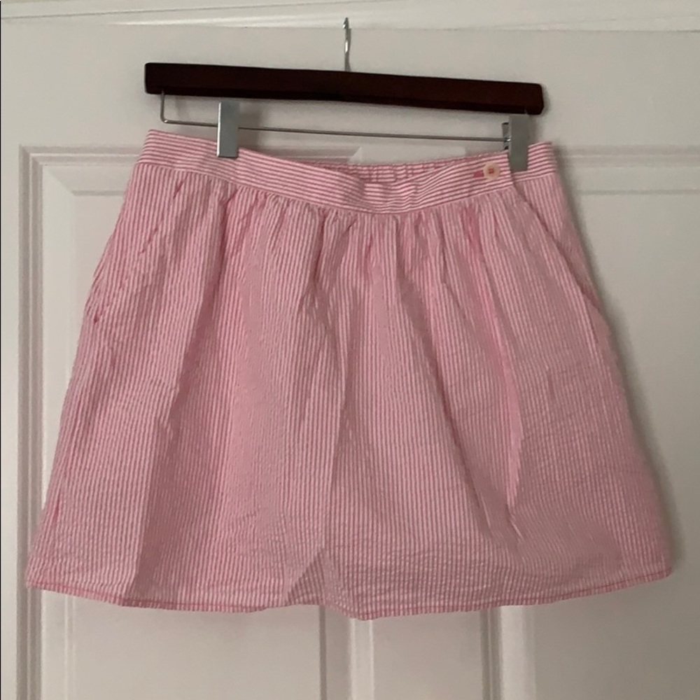 Lilly Pulitzer seersucker skirt